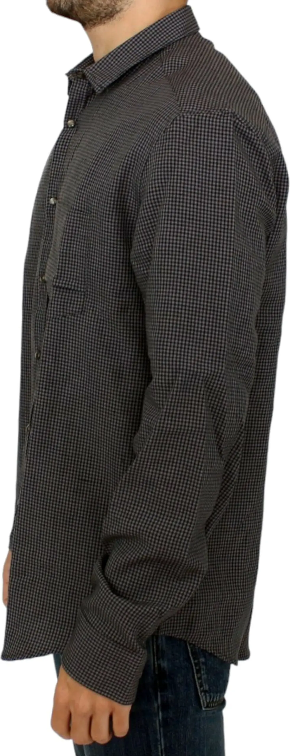 Shirt Costume National Gray linen casual shirt