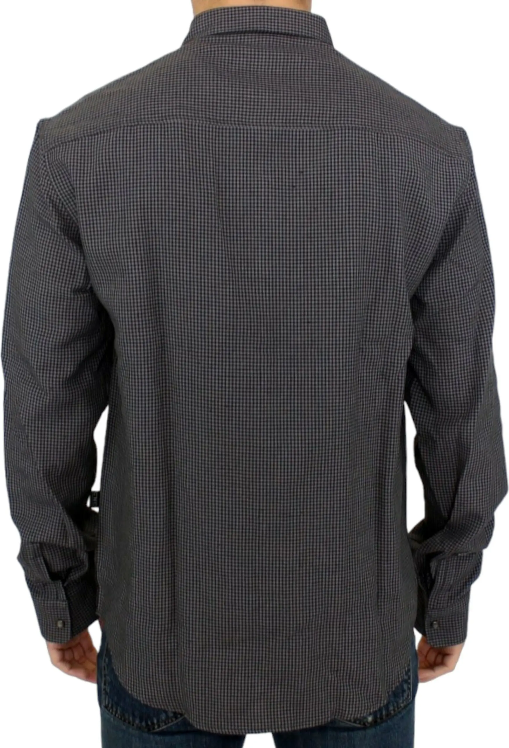 Shirt Costume National Gray linen casual shirt