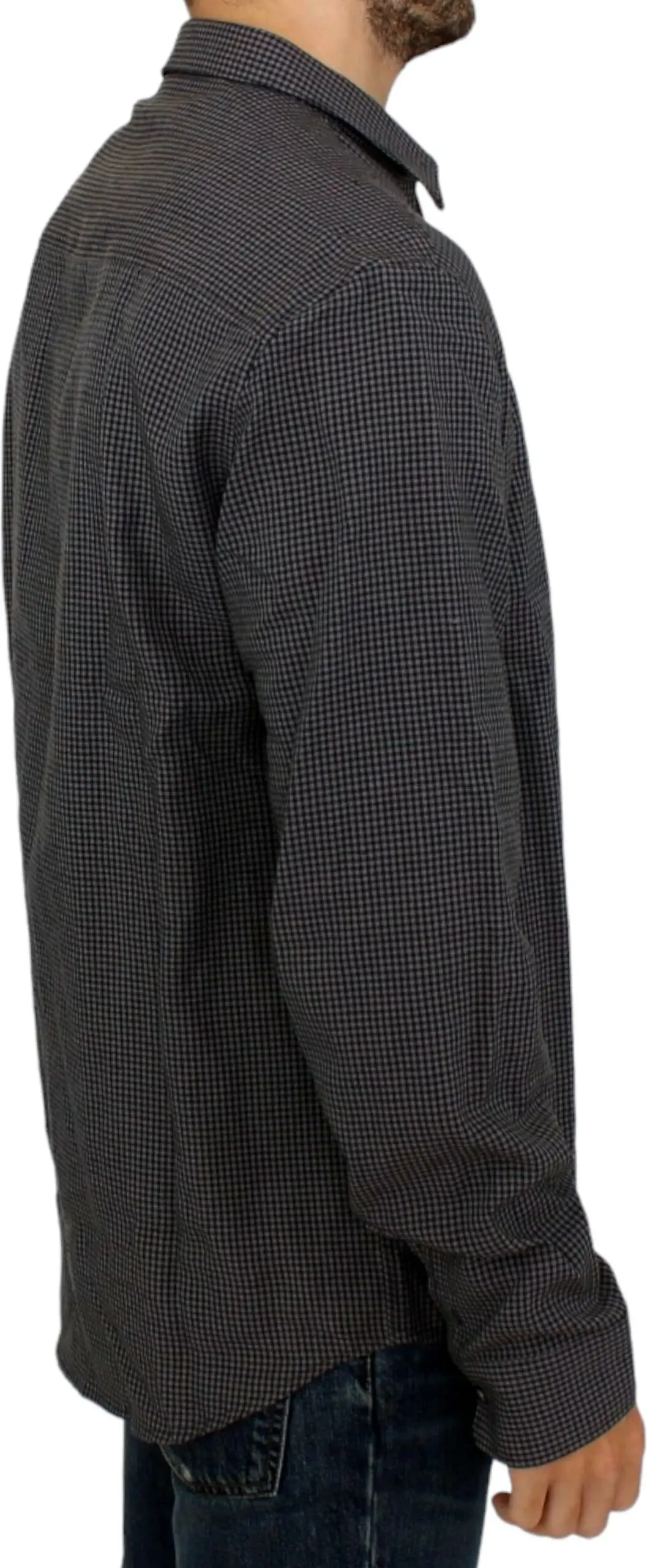 Shirt Costume National Gray linen casual shirt