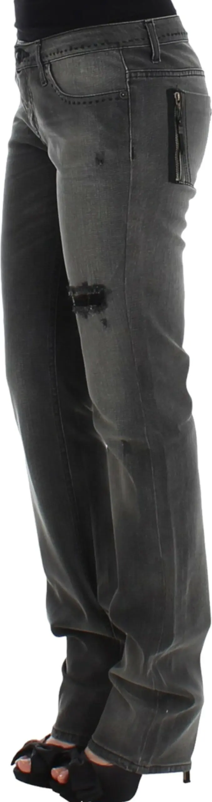 Jeans Costume National Gray straight leg