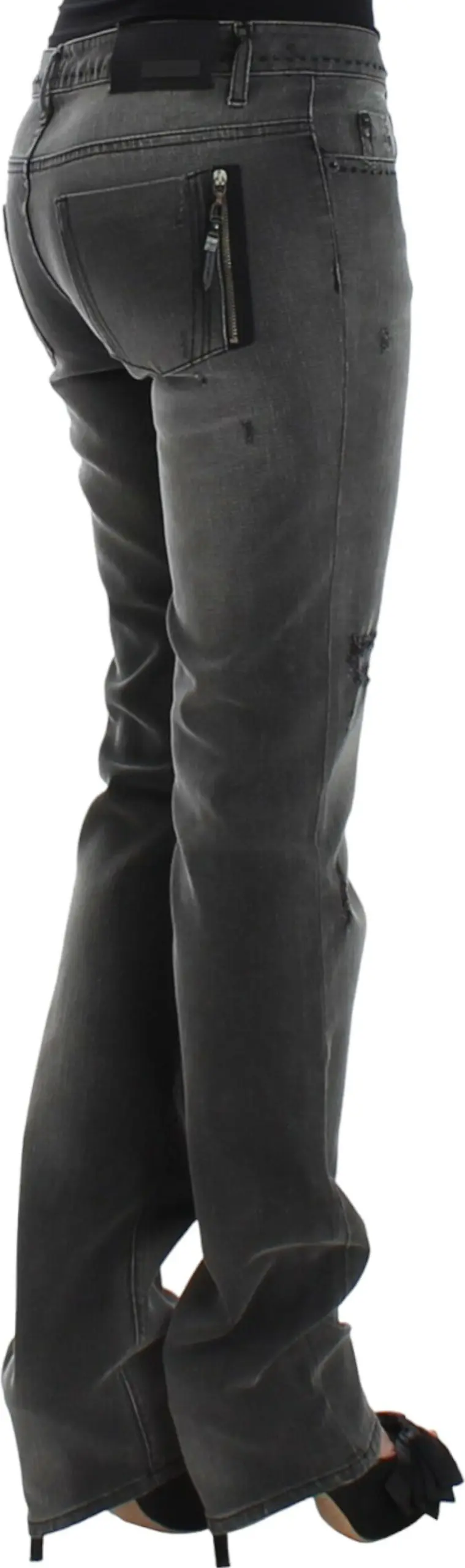 Jeans Costume National Gray straight leg