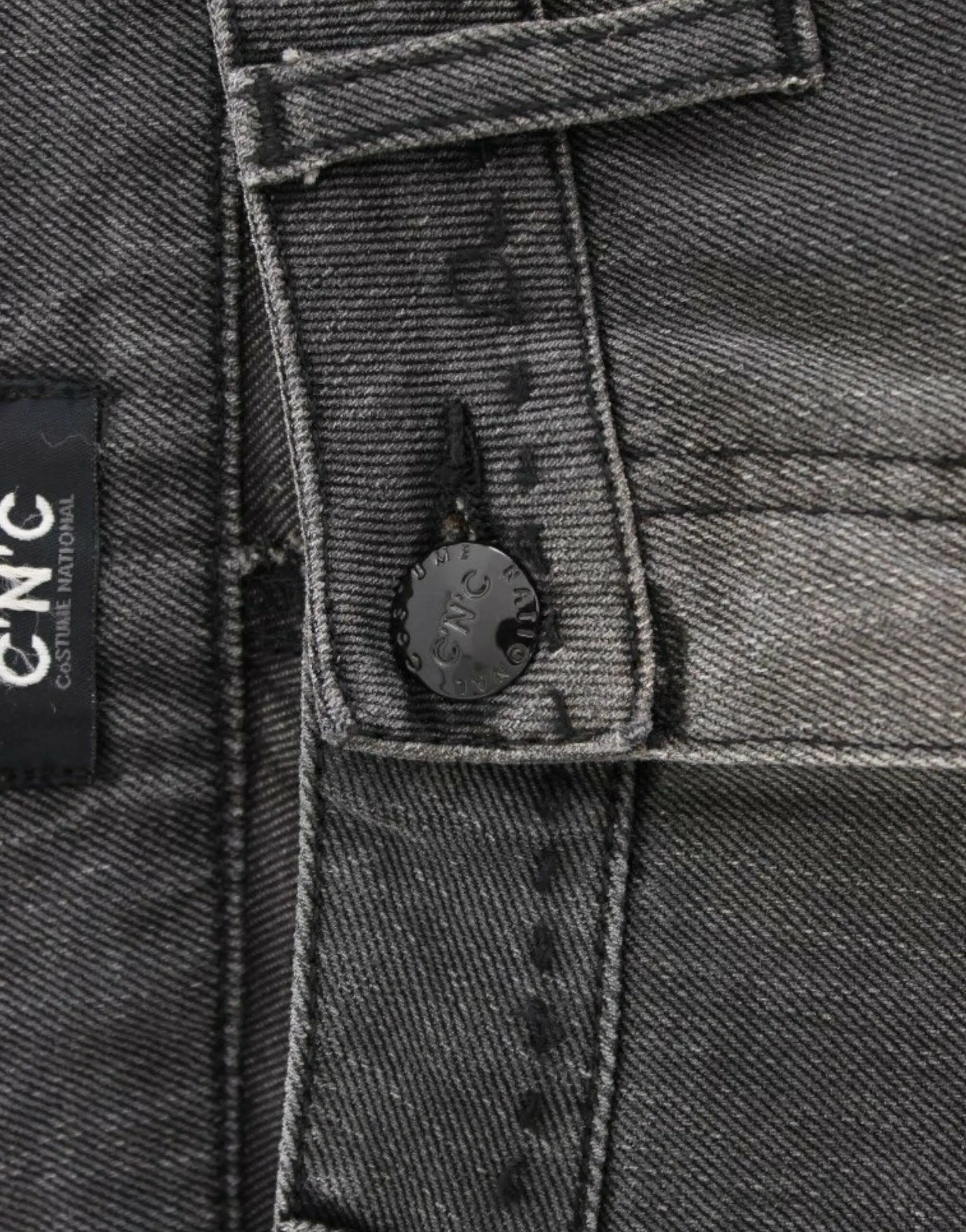 Jeans Costume National Gray straight leg