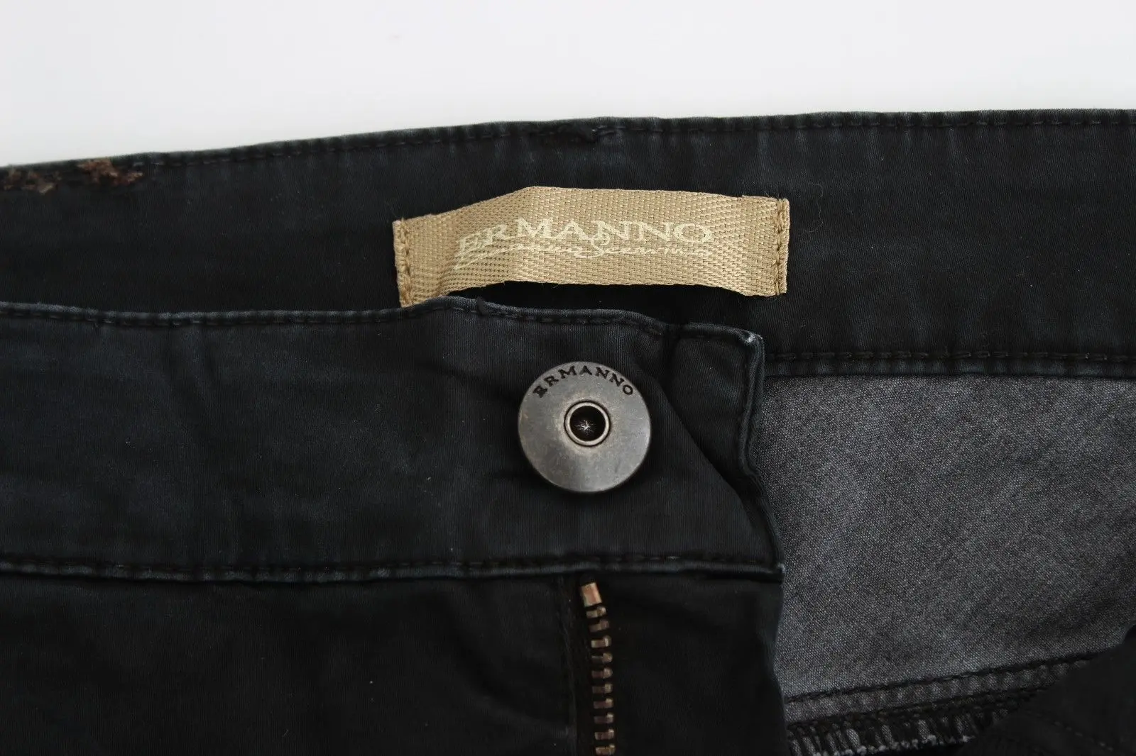 Jinsi Ermanno Scervino Moviy Yupqa Jinsi