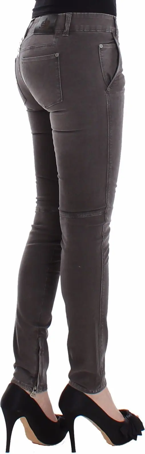 Джинсы Ermanno Scervino Серые скинни