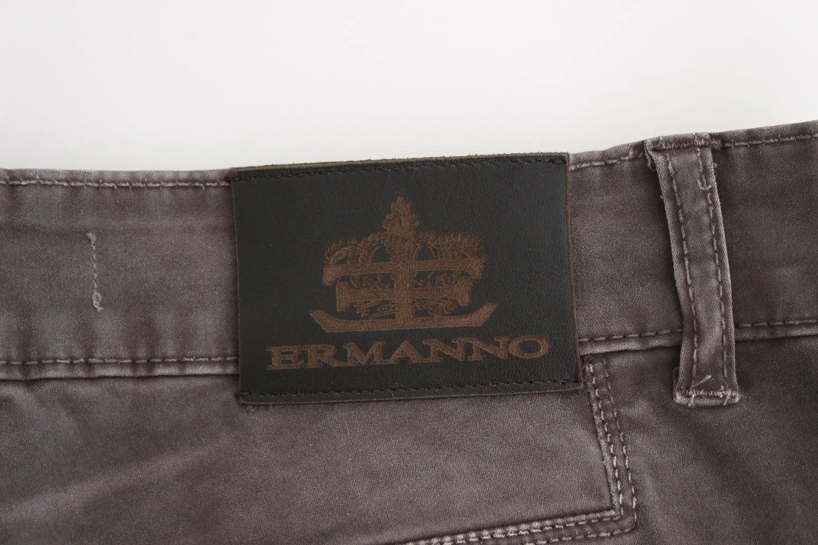Джинсы Ermanno Scervino Серые скинни