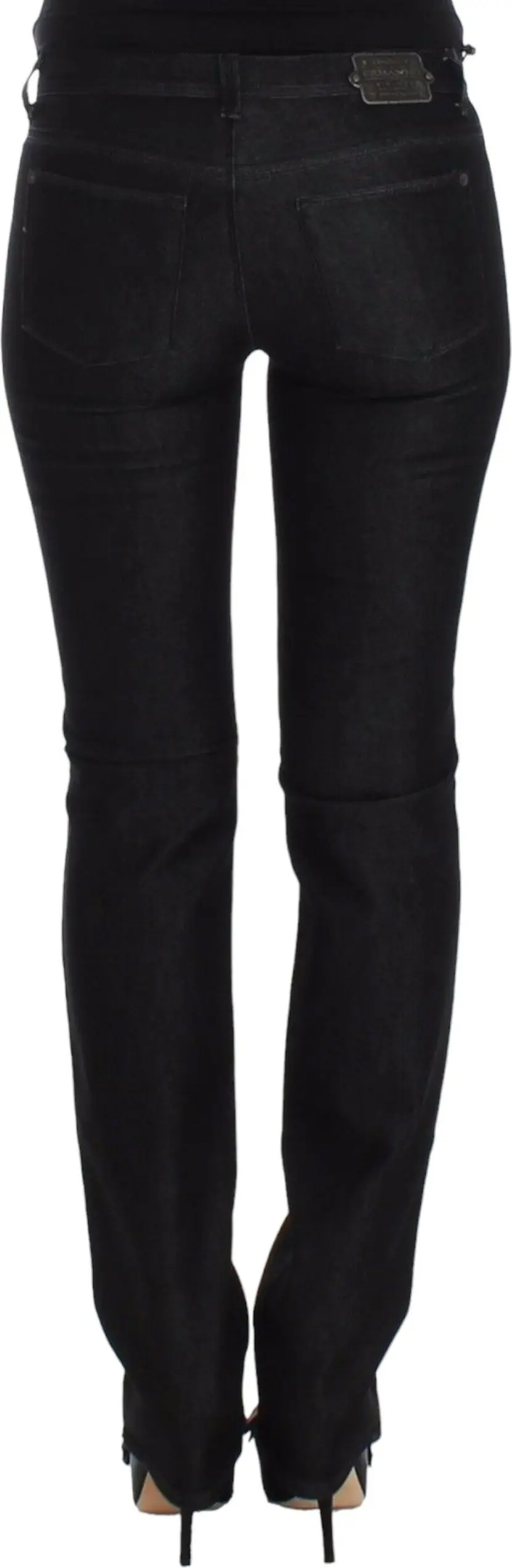 Джинсы Ermanno Scervino Черные скинни