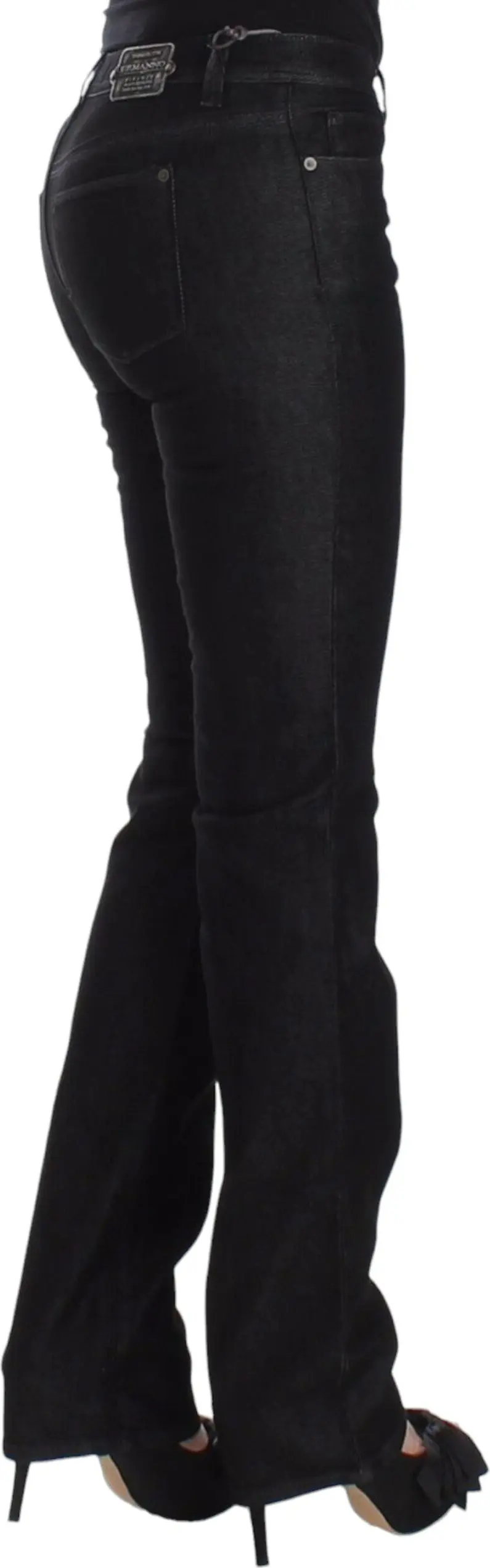 Джинсы Ermanno Scervino Черные скинни