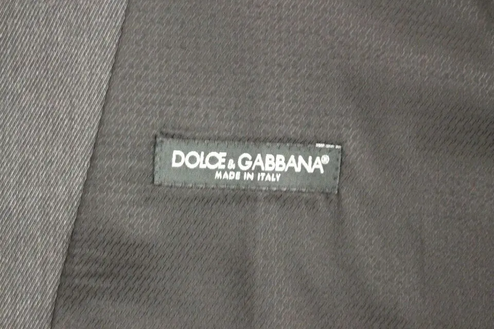 Жилет Dolce & Gabbana Серый Шерстяной Официальный Платье Жилет