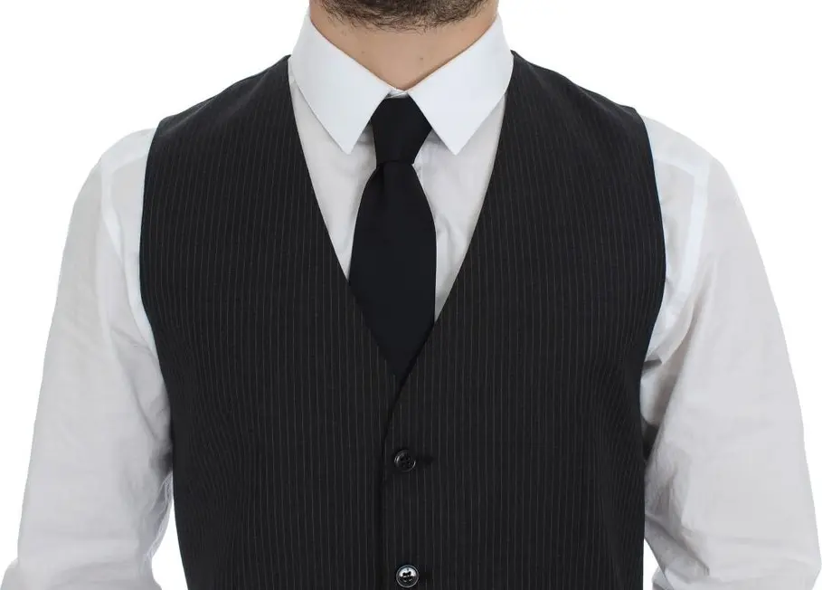 Vest Dolce & Gabbana Gray striped