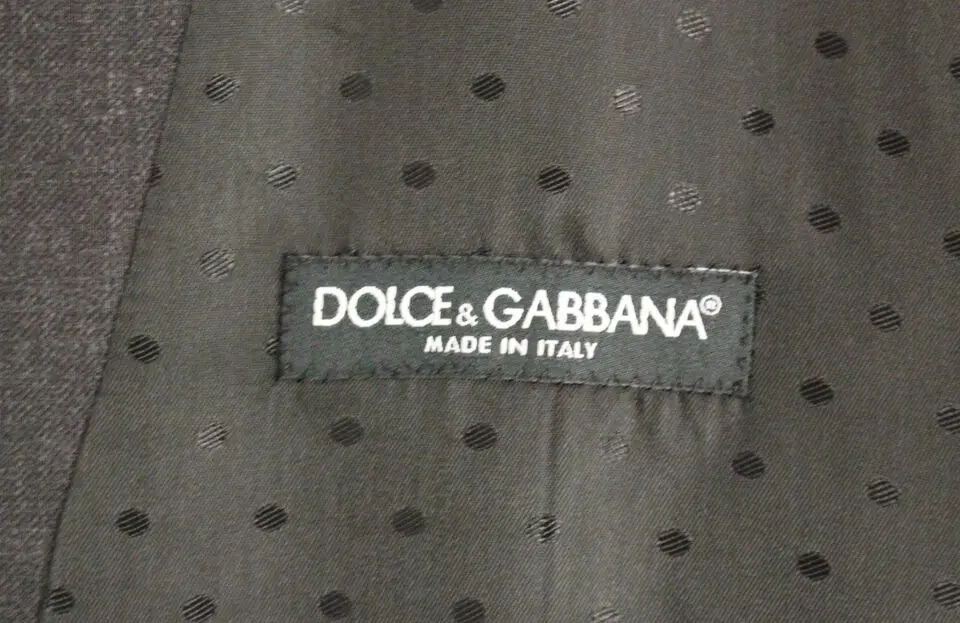 Жилет Dolce & Gabbana Серый Шерстяной Для Формального Костюма