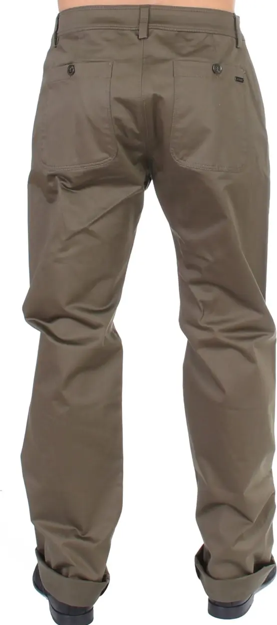 Shim Gianfranco Ferre Yashil Paxta Strech Comfort Fit