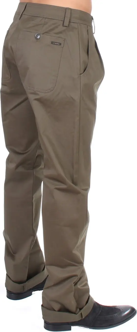 Shim Gianfranco Ferre Yashil Paxta Strech Comfort Fit