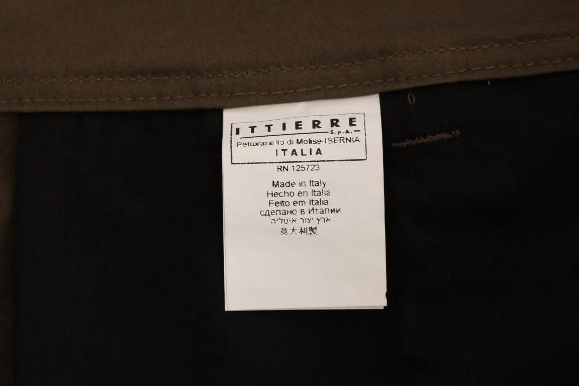 Shim Gianfranco Ferre Yashil Paxta Strech Comfort Fit