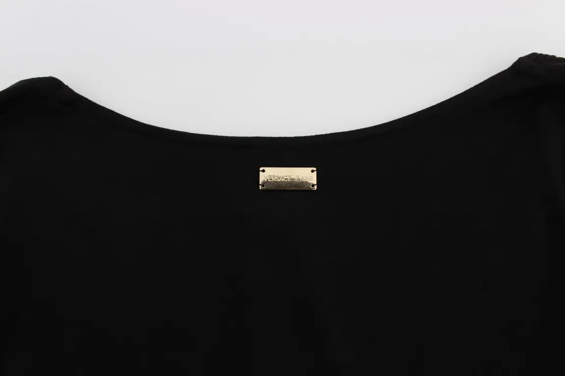 Sweater Versace Jeans Black Stretch Longsleeve