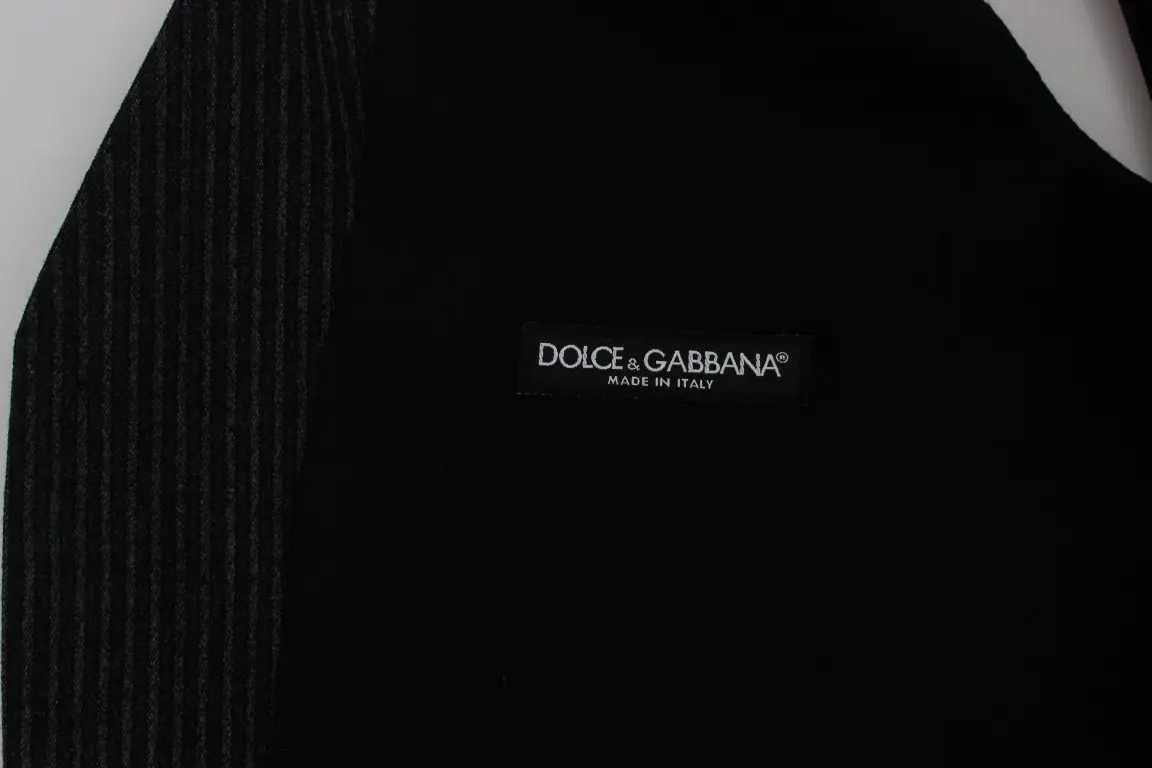 Dolce & Gabbana Kulrang Chiziqli Poyabzal Yoqasi