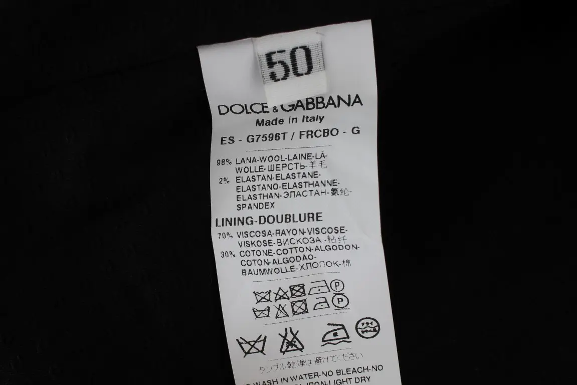 Dolce & Gabbana Kulrang Chiziqli Poyabzal Yoqasi