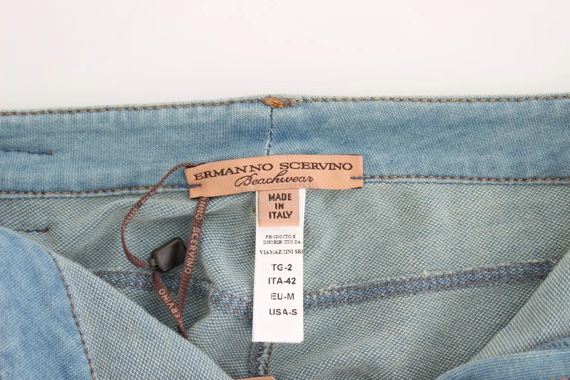 Jeans Ermanno Scervino Blue Capri Pants
