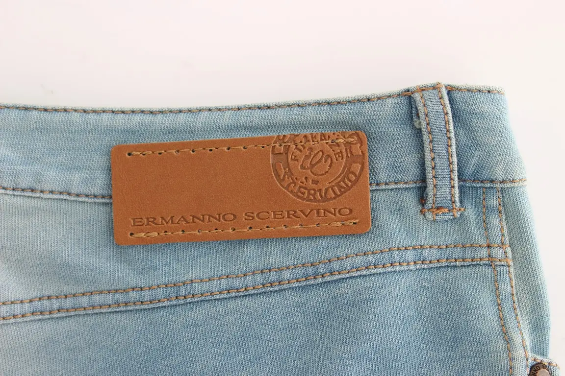 Jeans Ermanno Scervino Blue Capri Pants