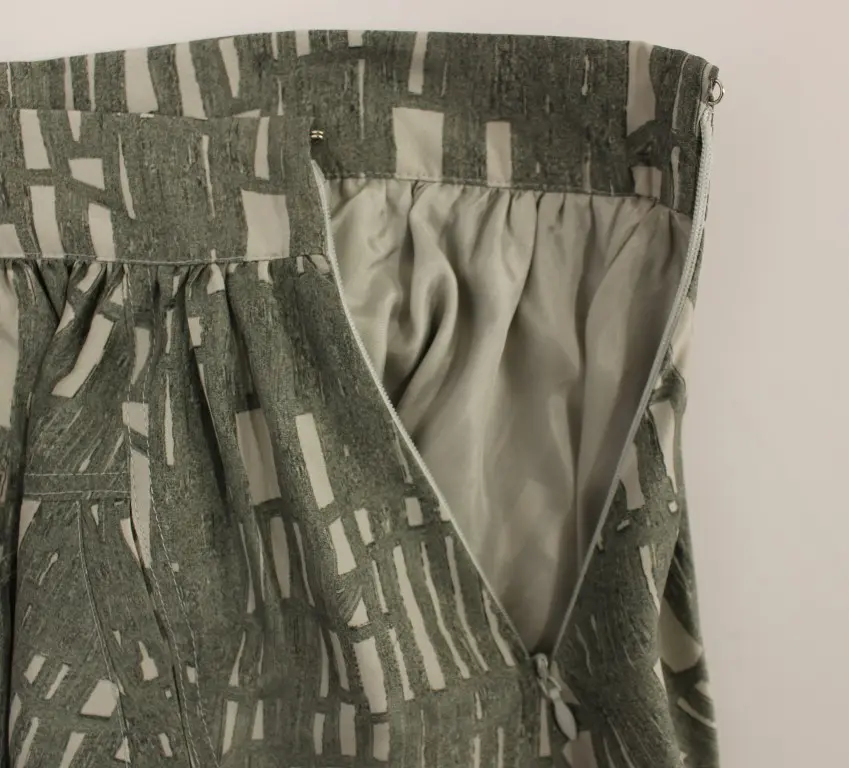 Gray Mini Short A-Line Skirt Comeforbreakfast Pleated Skirt