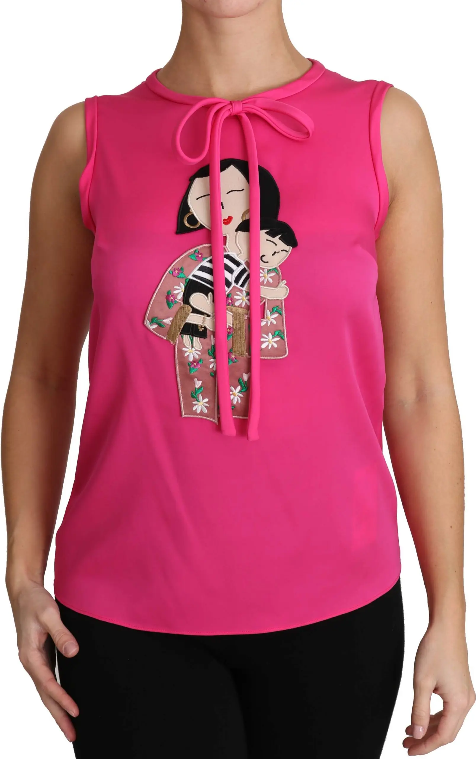 Tank Top Shirt Dolce & Gabbana Pink Family