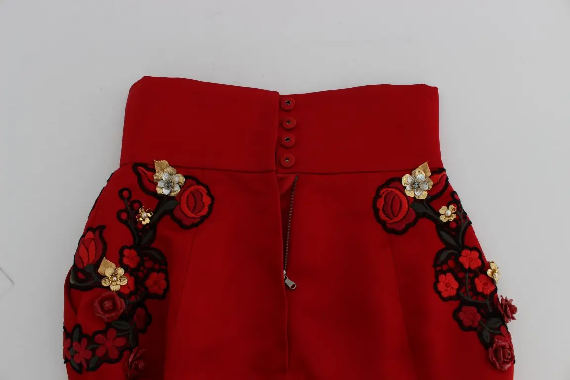 Шорты Dolce & Gabbana «Зачарованный Сицилия», вышивка розами