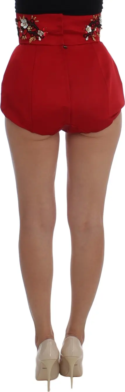 Shorts Dolce & Gabbana Enchanted Sicily Heart, Roses Embroidery