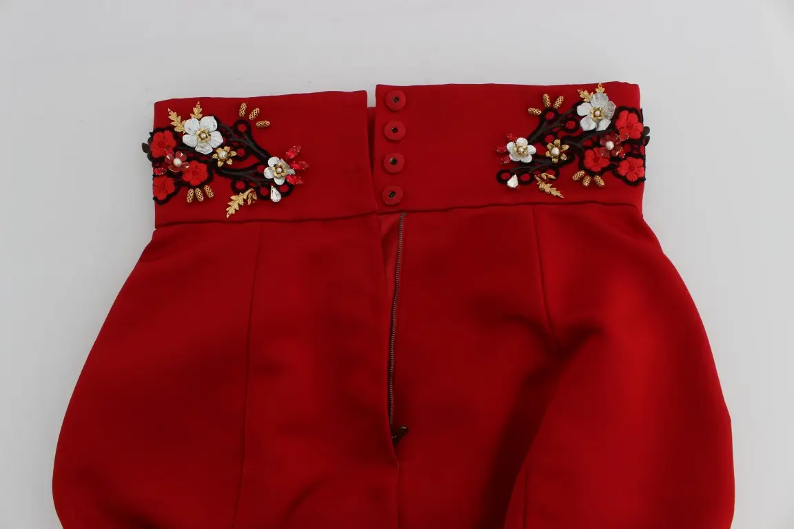 Shorts Dolce & Gabbana Enchanted Sicily Heart, Roses Embroidery