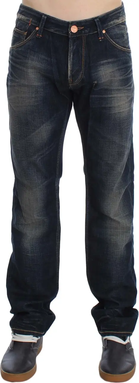 Прямые джинсы с заниженной талией Blue Wash от Yacht