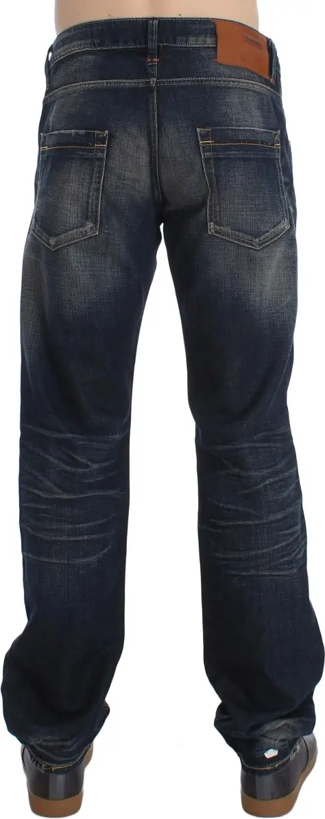 Прямые джинсы с заниженной талией Blue Wash от Yacht