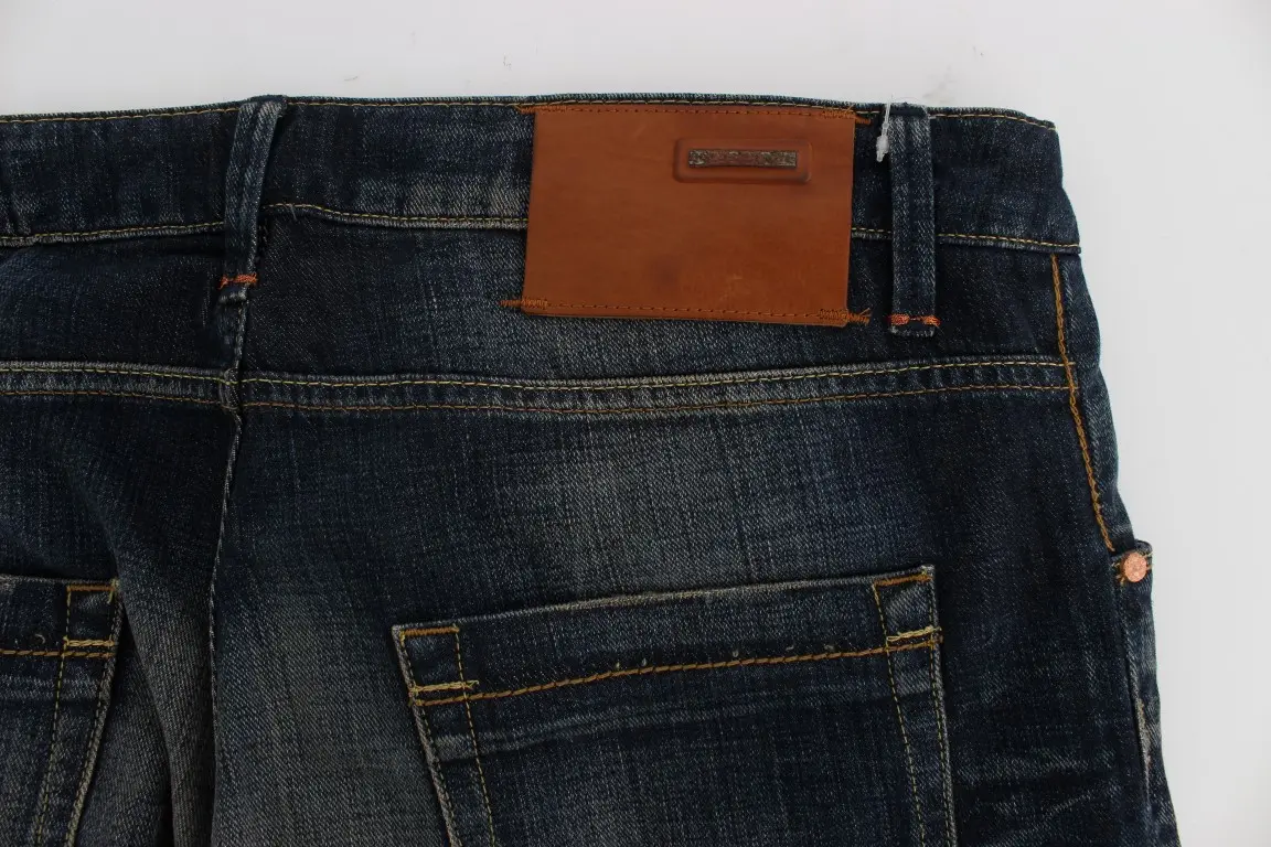 Прямые джинсы с заниженной талией Blue Wash от Yacht