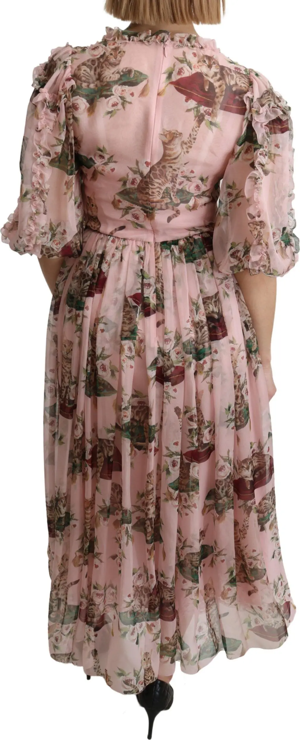 Платье Dolce & Gabbana А-силуэта Макси из шелка