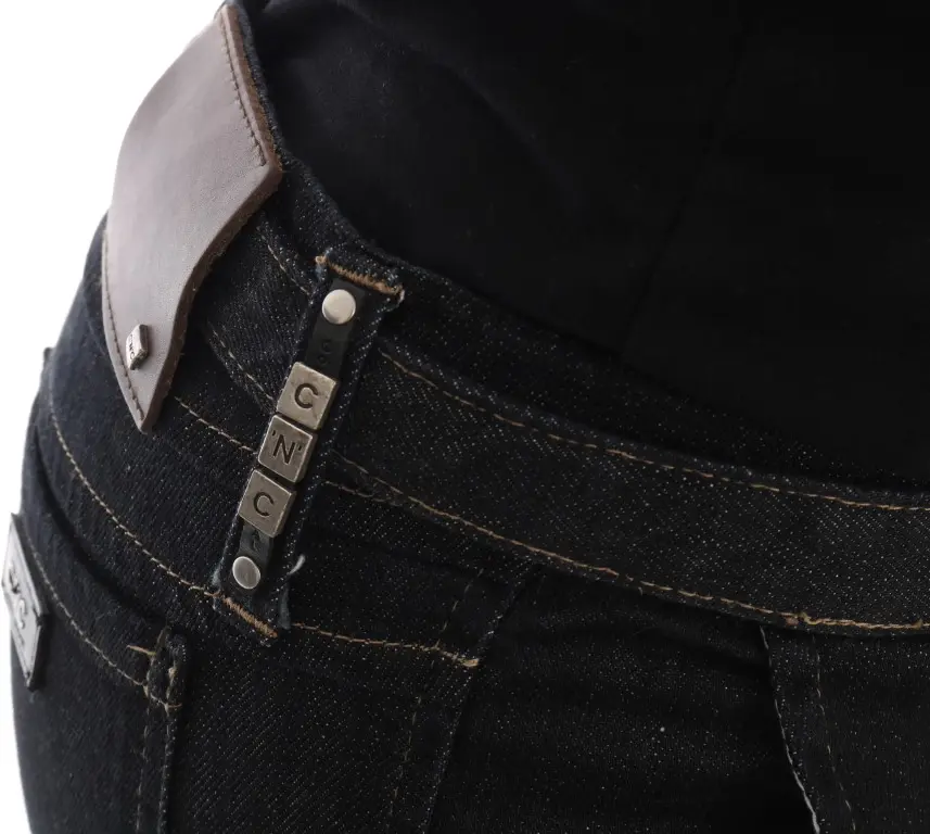 Jeans Costume National Blue Cotton Stretch Slim Fit
