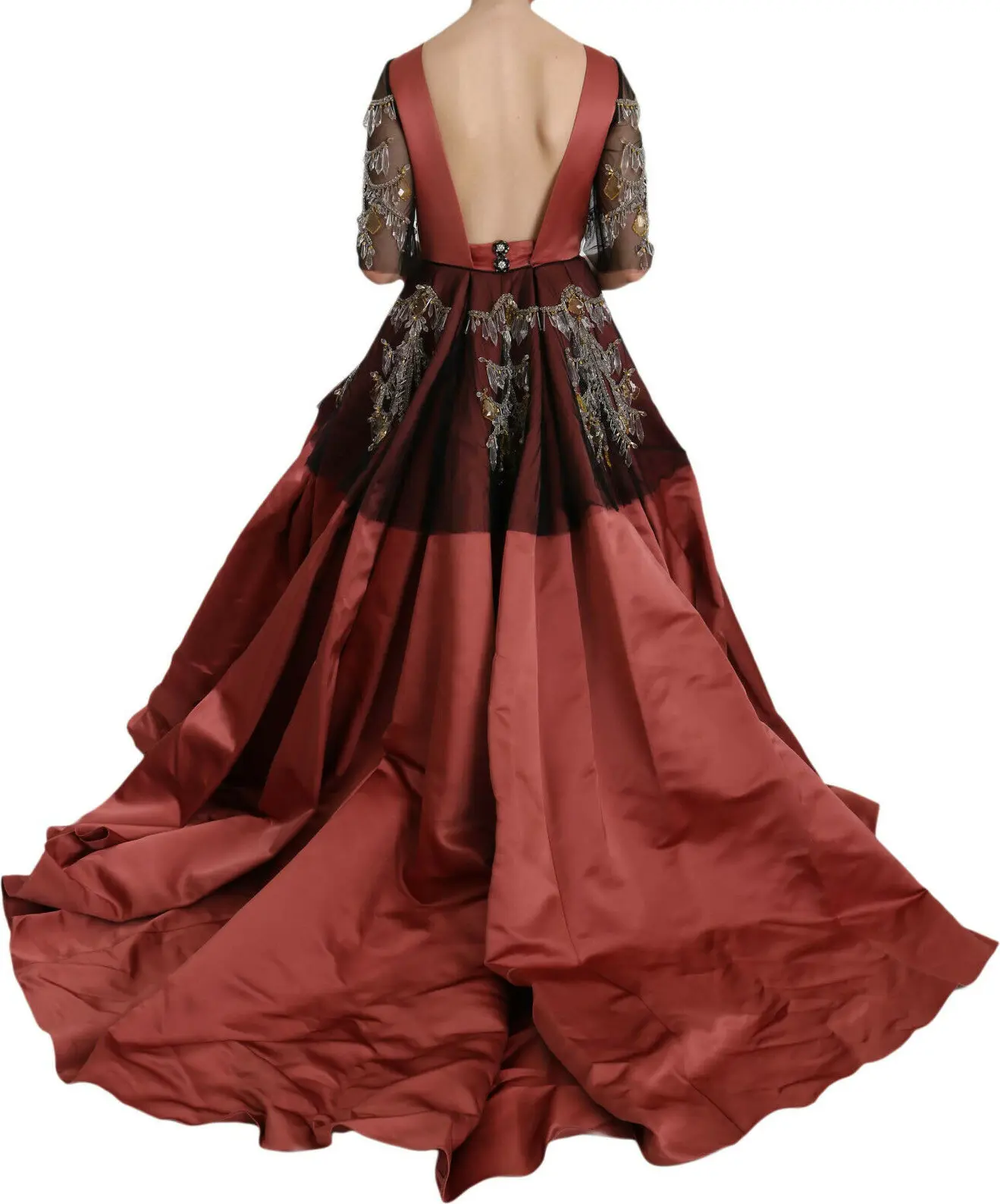 Gown Dress Dolce & Gabbana Kristal Shandel'ye