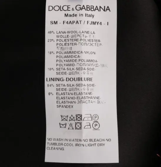 Юбка Dolce & Gabbana Золотая Черная Короткая Мини