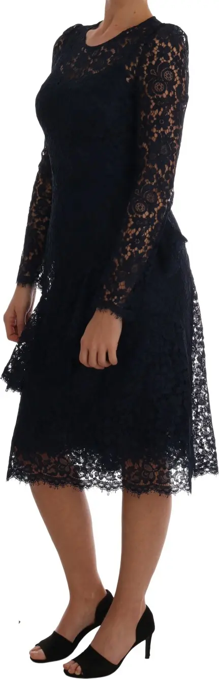 Платье-футляр Dolce & Gabbana Blue Taormina