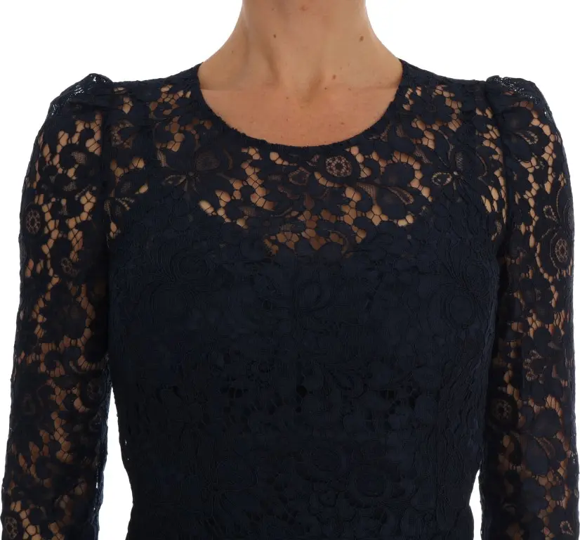 Платье-футляр Dolce & Gabbana Blue Taormina