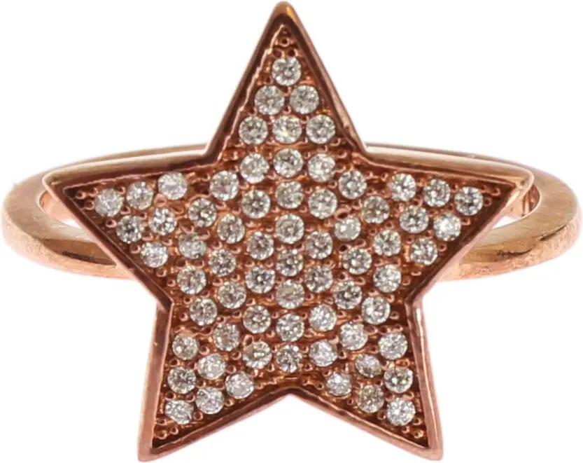 Ring Nialaya Jewelry Womens Clear CZ Star