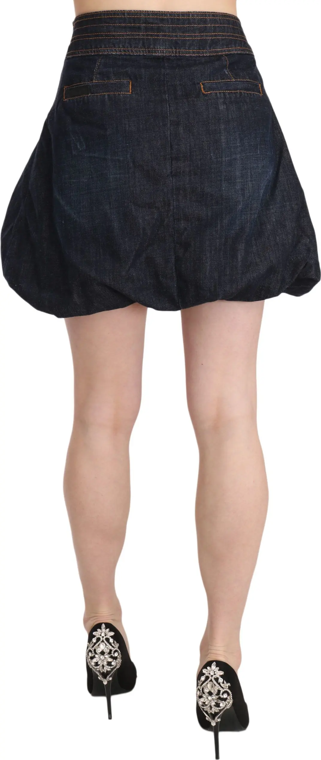 Юбка Exte Blue Jeans Denim Cotton Stretch А-силуэта Мини