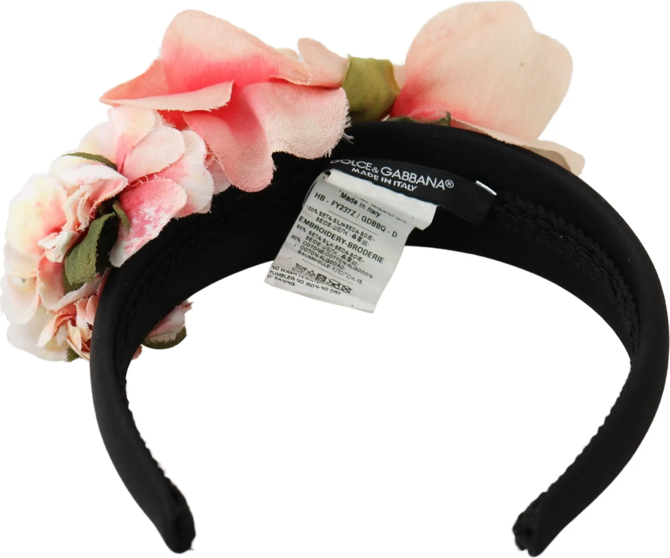 Headband Dolce & Gabbana Elegant Silk Designer Tiara