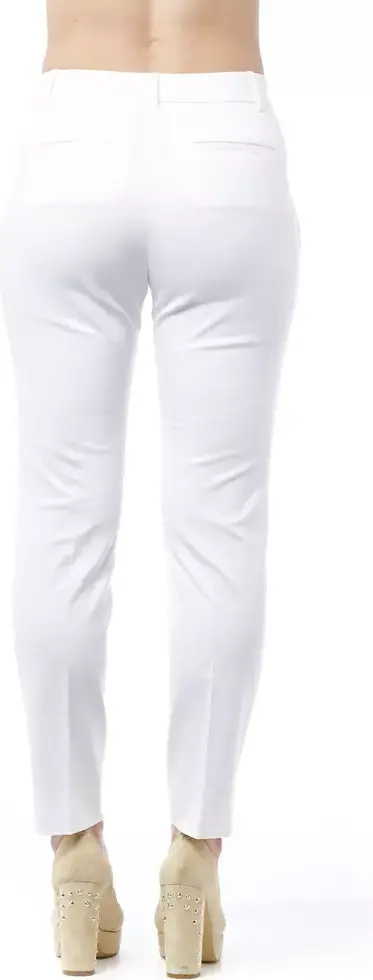 Trousers Peserico Chic High Waist Cigarette Leg