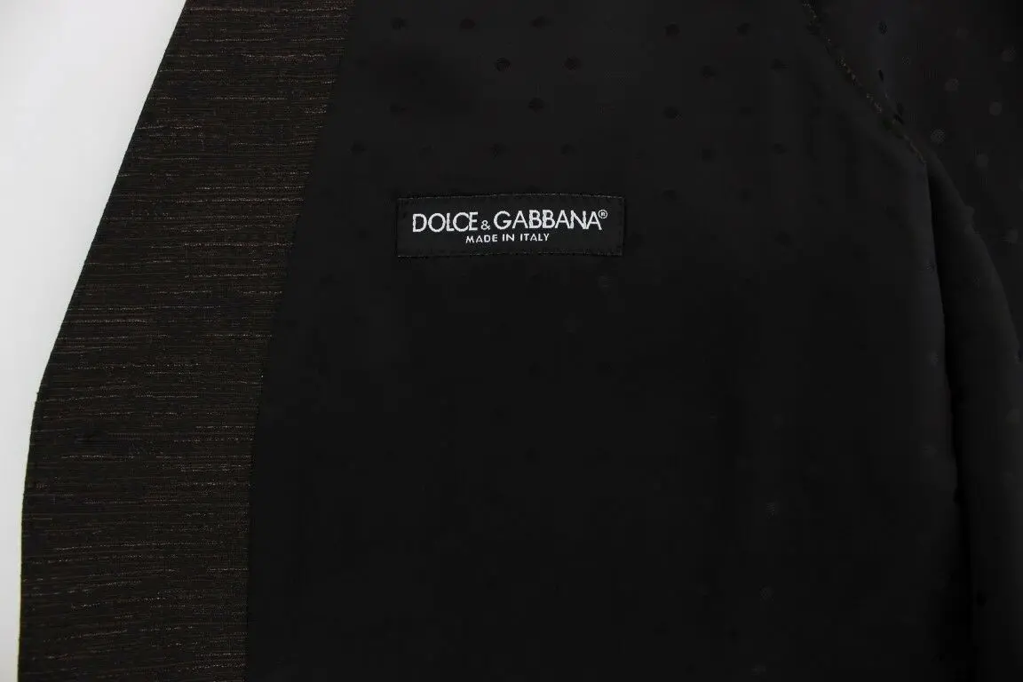 Жилет Dolce & Gabbana Черный Шерстяной Жилет с Логотипом