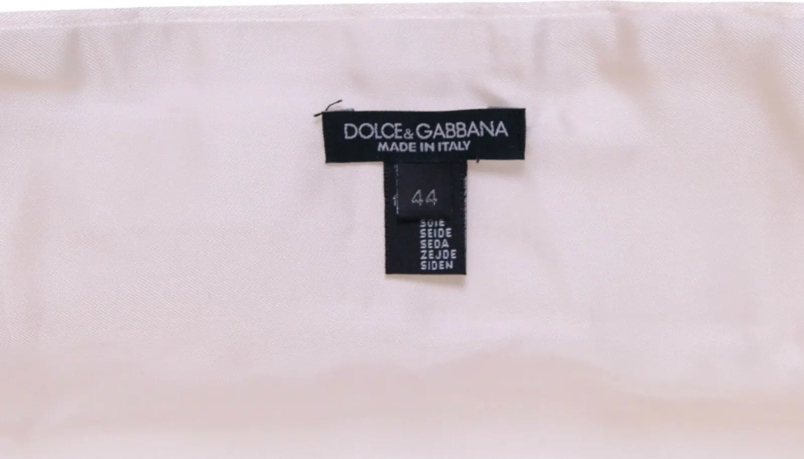 Cummerbund Dolce & Gabbana Elegant White Silk