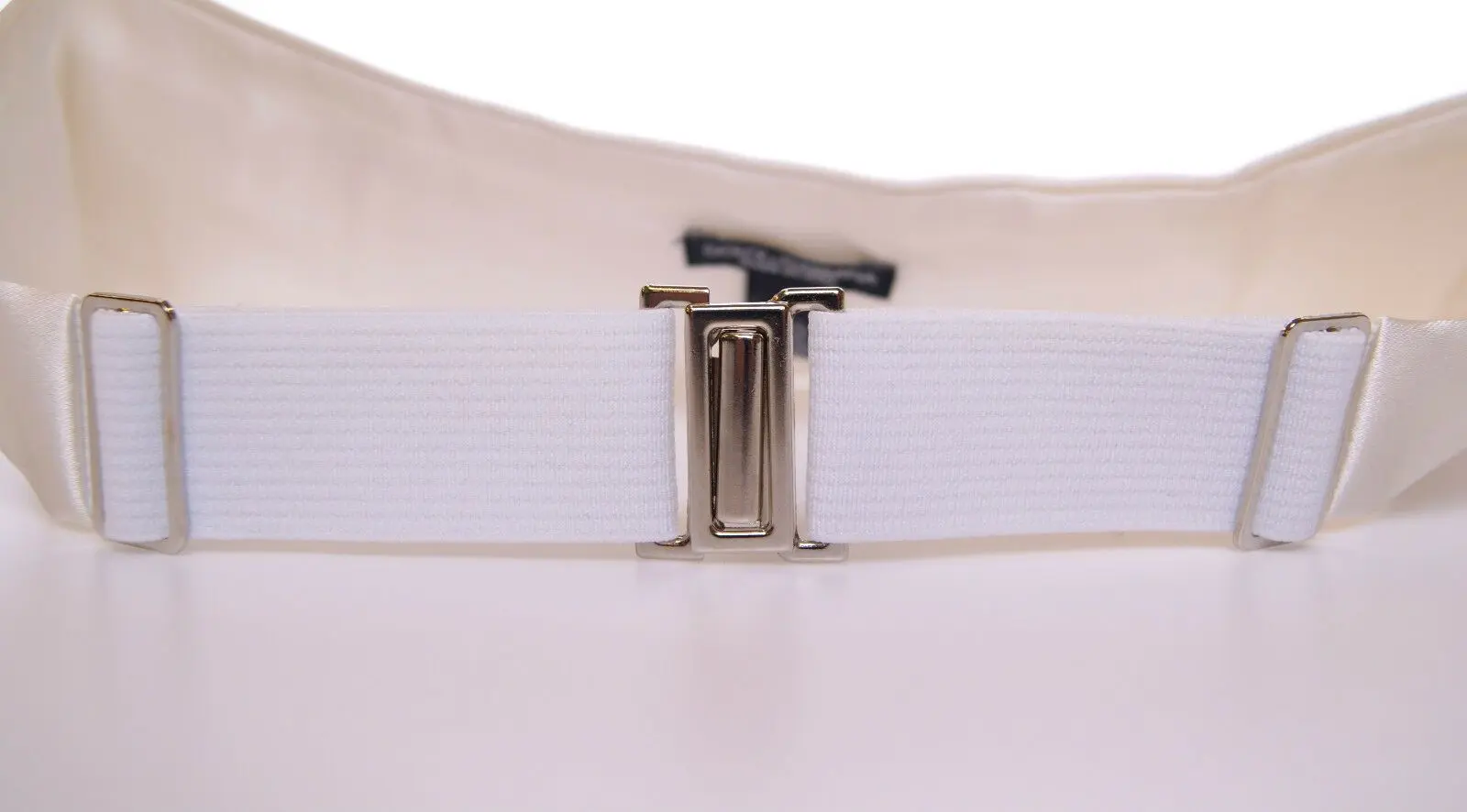 Cummerbund Dolce & Gabbana Elegant White Silk