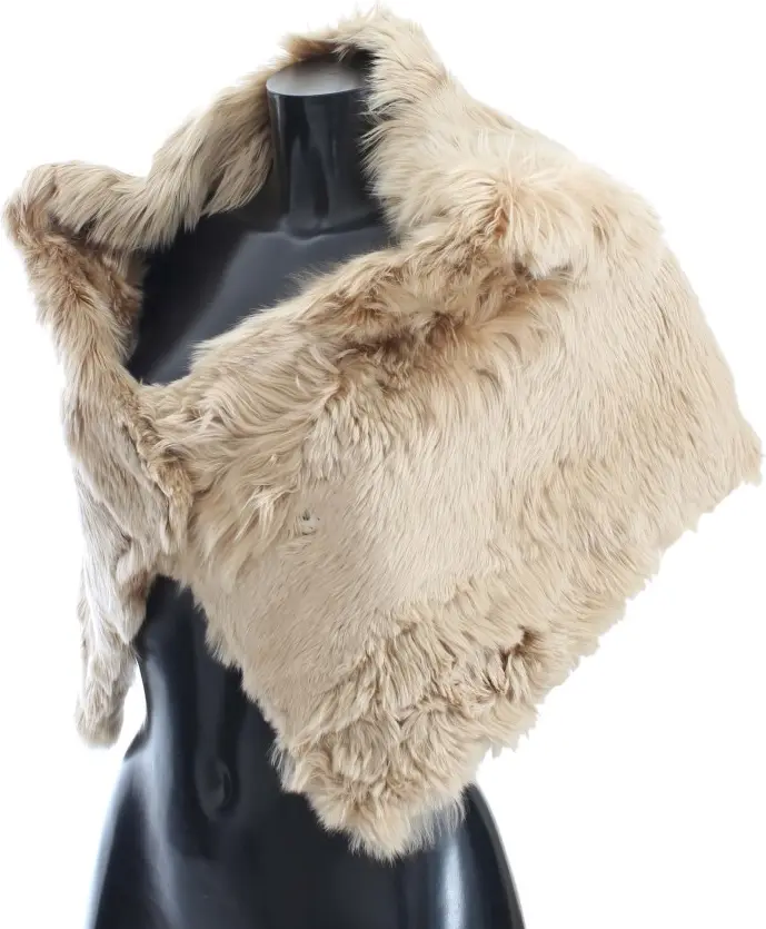 Dolce & Gabbana Elegant Alpaca Fur Yeng Dastasi
