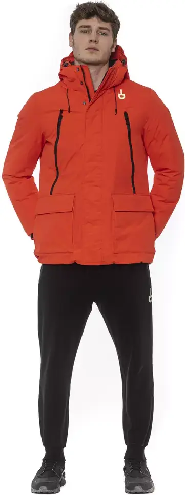 Tond Red Polyester Men's Jacket