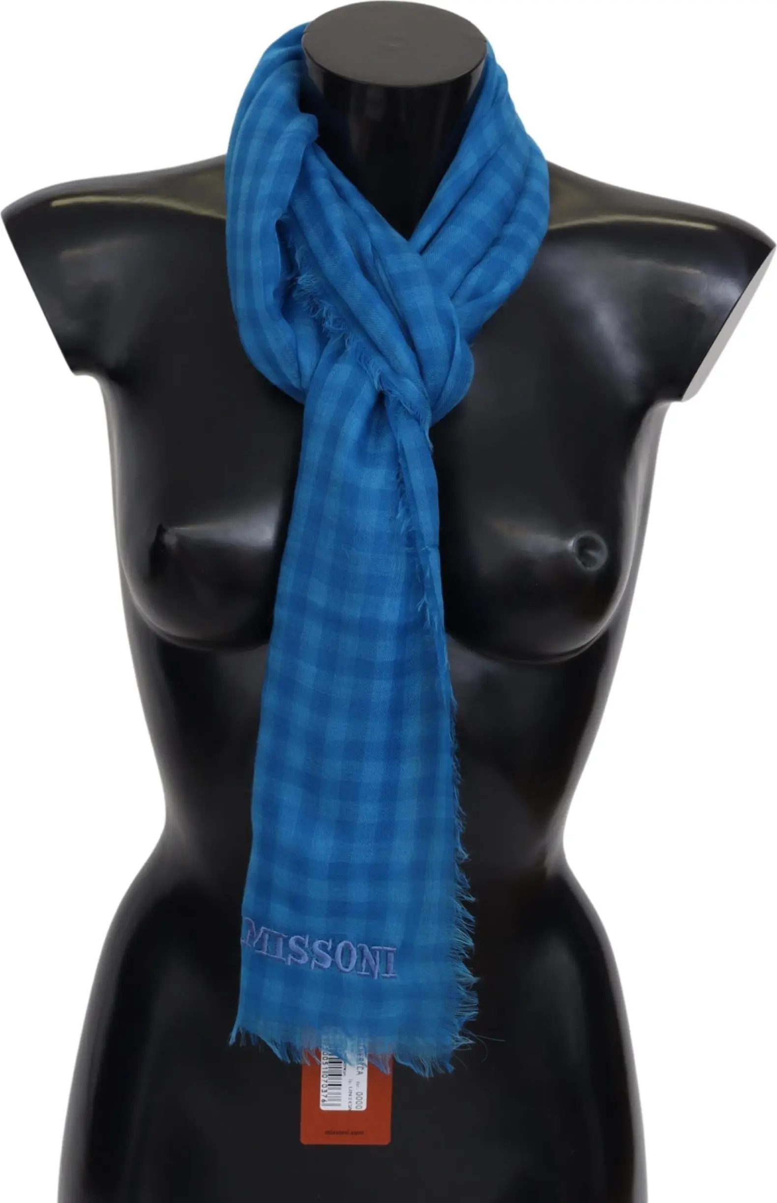 Missoni Moviy Karobka Kashemir Unisex,
Sharfi, Chekka ,
Ishlov berilgan,
Sharfi