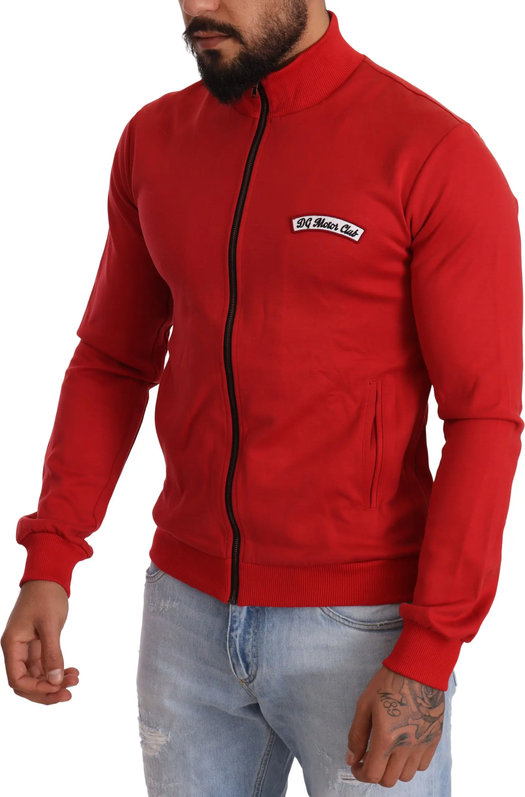 Zipper Stretch Sweater Dolce & Gabbana