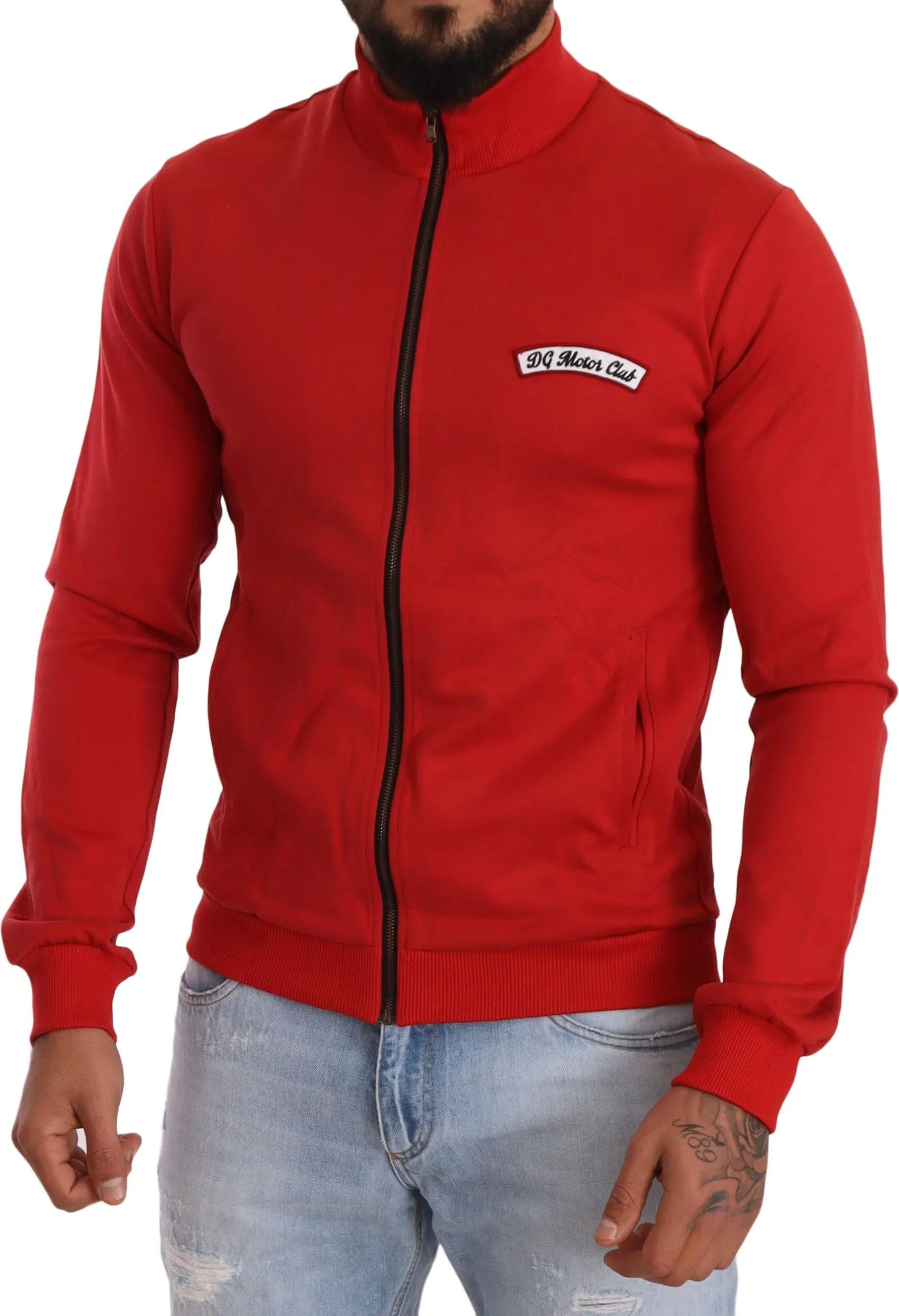 Zipper Stretch Sweater Dolce & Gabbana