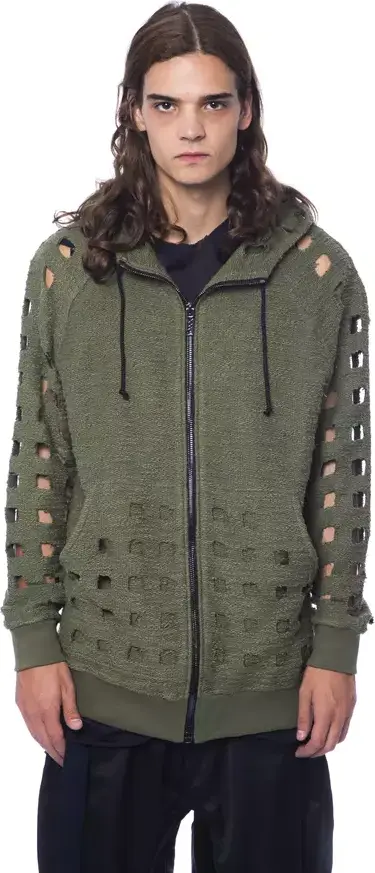 Army Cotton Men Sweater Nicolo Tonetto
