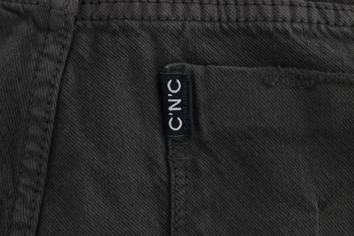 Jeans Costume National Green Cotton Blend Slim Fit